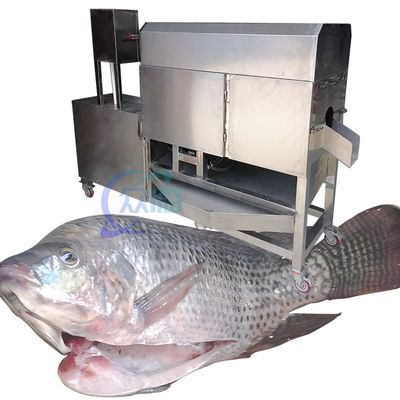 Automatic Small Fish Belly Splitting Cutting Cleaning Equipment Machine Grass carp, carp, herring perch and other fish
