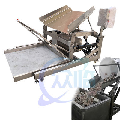 Seafood Fish And Shrimp Processing Electric Lift Plastic Insulated Barrel Refrigerated Hydraulic Lift Jack Lift Flatbed