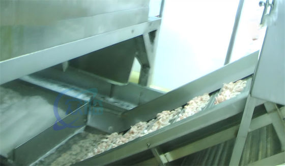 Seafood Processing Plant Frozen Fish And Shrimp Washing Water Cycle Thawing Machine Shrimp Processing Washing Machine