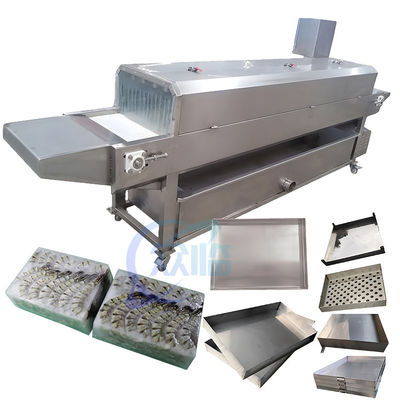 قیمت خوب دستگاه سینی جداگانه سینی منجمد ماهی و میگو جدا شده در کارخانه فرآوری غذاهای دریایی آنلاین