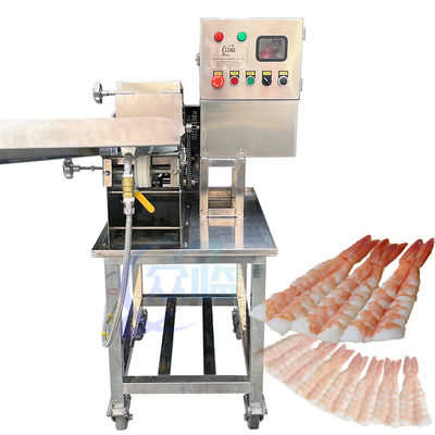 Sushi Shrimp Cutting Machine Cooked Shrimp Cutter Automatic Prawn Cutter
