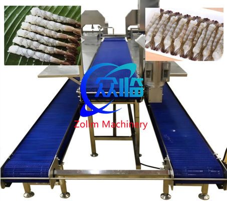 Automatic Tempura Shrimp Stretching Machine, NOBASHI Machine, Shrimp Stretcher Line
