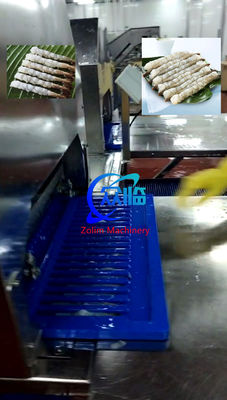 Automatic Tempura Shrimp Stretching Machine, NOBASHI Machine, Shrimp Stretcher Line
