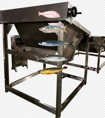 Four Models Automatic Fish Processing Line And Sorting Small Fish Line With 5-10T/H
