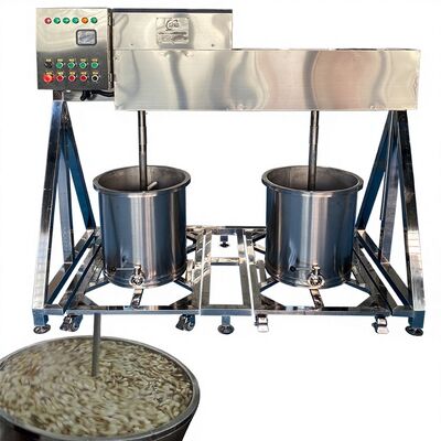 قیمت خوب دستگاه خیساندن غذاهای دریایی از فولاد ضد زنگ با ثبات بالا مخلوط کننده مواد غذایی خودکار 1.1KW دستگاه مخلوط غذاهای دریایی آنلاین