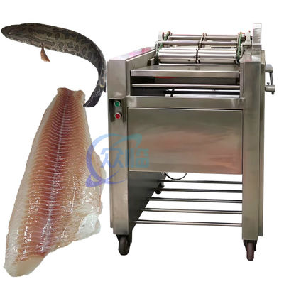 قیمت خوب 20-30pcs/Min ماشین پاک کننده پوست ماهی ، ماشین پاک کننده ماهی سالمون چند منظوره آنلاین
