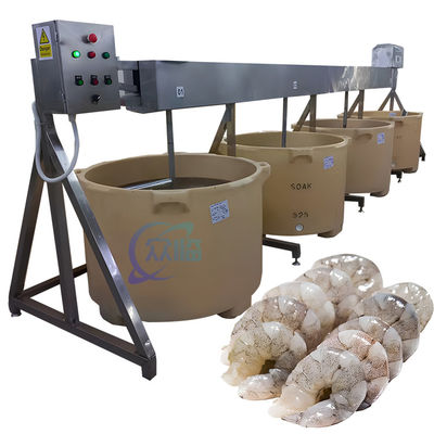 قیمت خوب دستگاه ضد خوردگی خیس کردن 1.1KW عملی برای پردازش غذاهای دریایی آنلاین