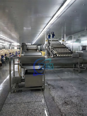 Practical Shrimp Peeling System 3KW Multifunctional For Shell Cleaning