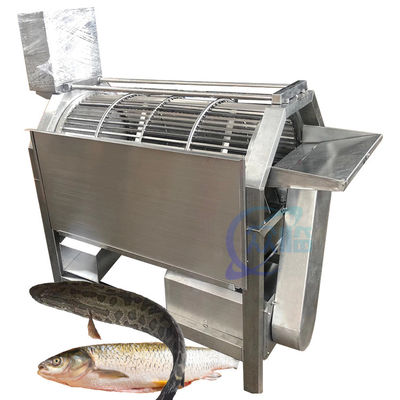 قیمت خوب دستگاه تراشیدن ماهی با طبل چرخشی 2200W 500-600kg/h برای رستوران ها آنلاین