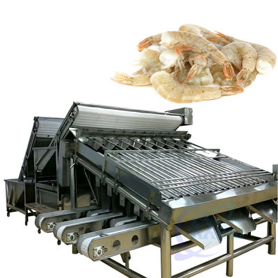 قیمت خوب دستگاه فرآوری و مرتب سازی خرچنگ از فولاد ضد زنگ ماشین مرتب سازی غذاهای دریایی آنلاین