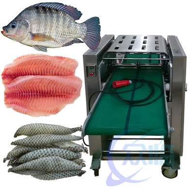 ماشین تمیز کننده پوست ماهی 50Hz 3P ضد خوردگی 300-400KG / H