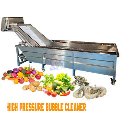 قیمت خوب تسمه نقاله برفک اتوماتیک ماشین لباسشویی حباب پرفشار ماهی غذاهای دریایی ماشین تمیز کردن میگو آنلاین