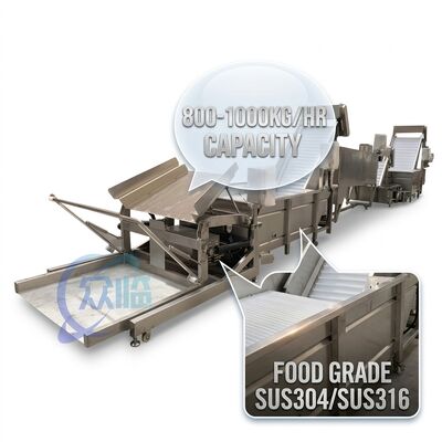 قیمت خوب Fully Automatic Prawn Head Removal Machine Hygienic SUS304 1500-2000KG 11.7KW 50Hz آنلاین