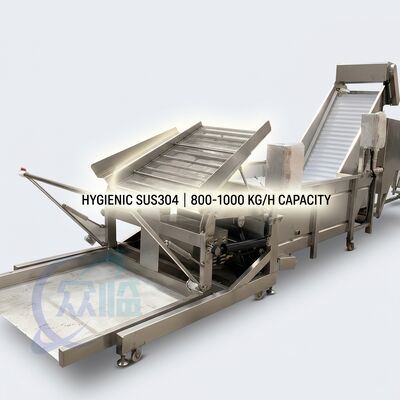 قیمت خوب Variable Speed Shrimp Deheading System Food Grade SUS304 500-800KG 11.7KW 415V For Prawn Processing Line آنلاین