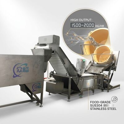 قیمت خوب Waterproof Shrimp Deheading Machine SUS304 1000-1500KG 7.5KW 380V For Aquaculture Farm آنلاین